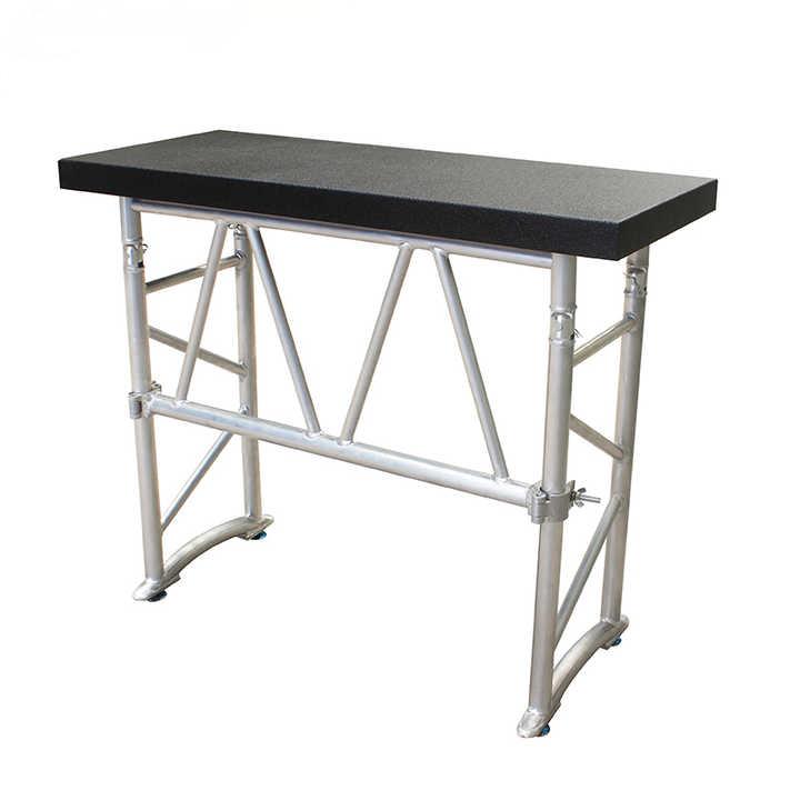 Portable Aluminum DJ Console Table